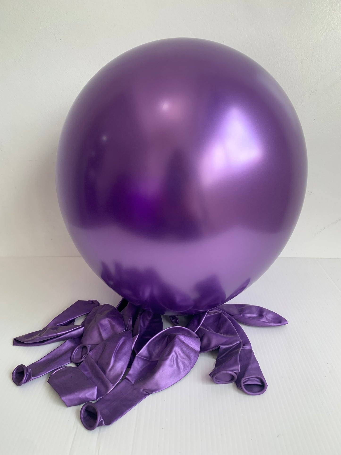 Chrome Purple Balloon