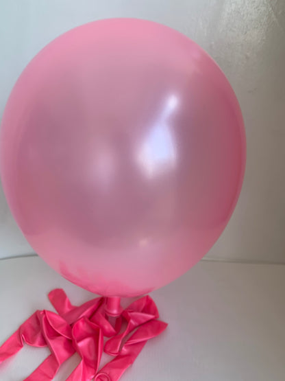 Metallic Balloons Pink