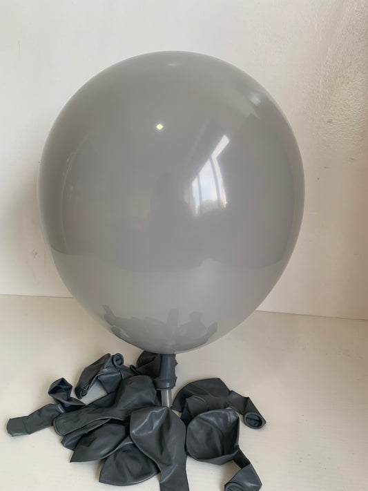 Pastel Gray Balloons