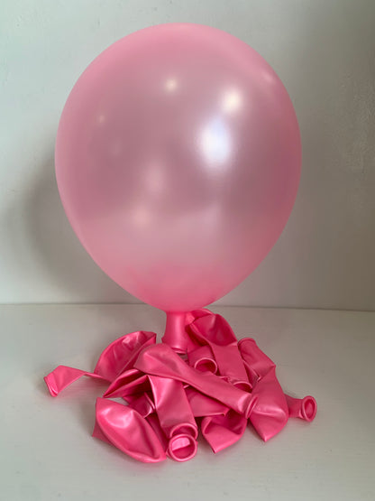 Metallic Balloons Pink