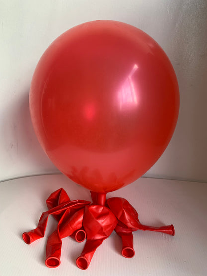 Metallic Balloons Red