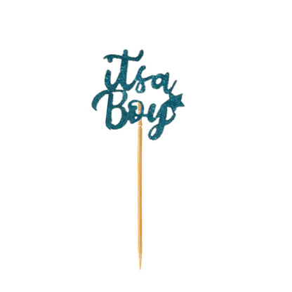 It's a Boy Cup Cake Topper