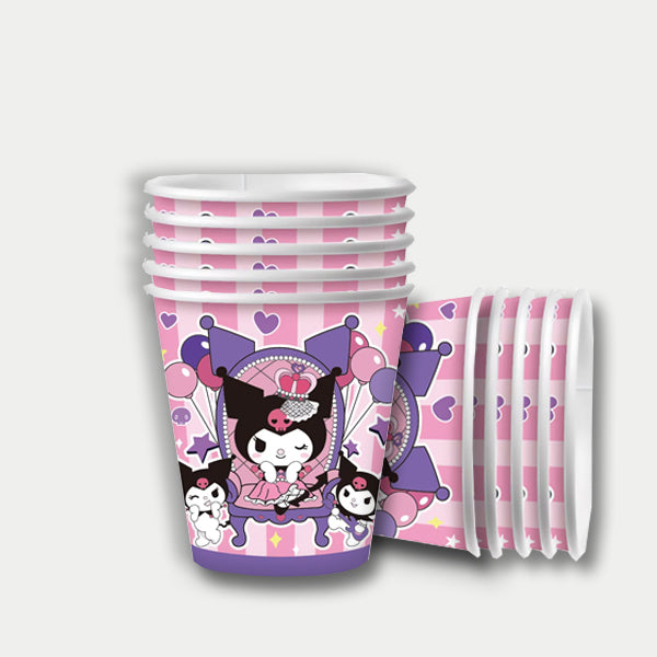 Kuromi Theme Paper Cups