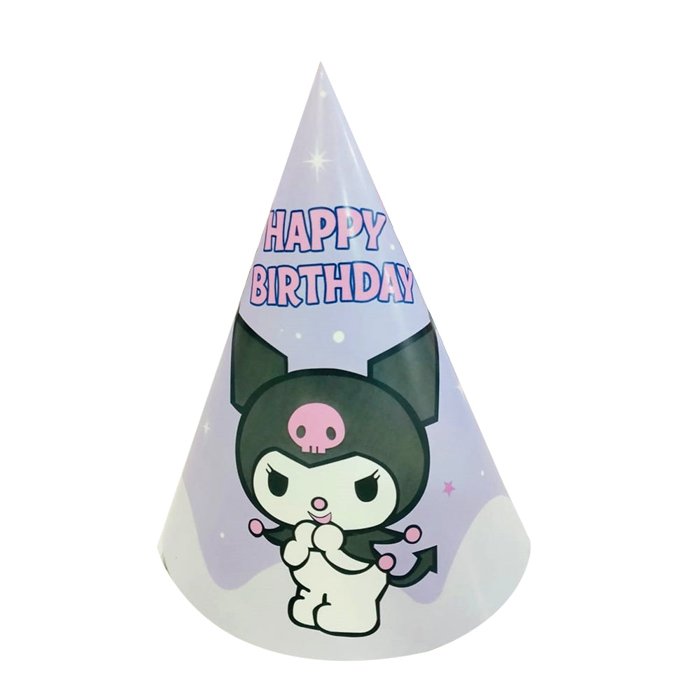 Kuromi Theme Paper Hats