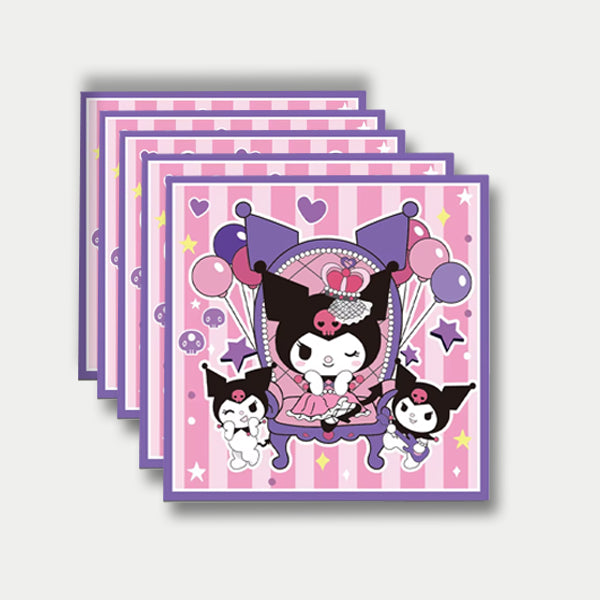 Kuromi Theme Paper Napkins