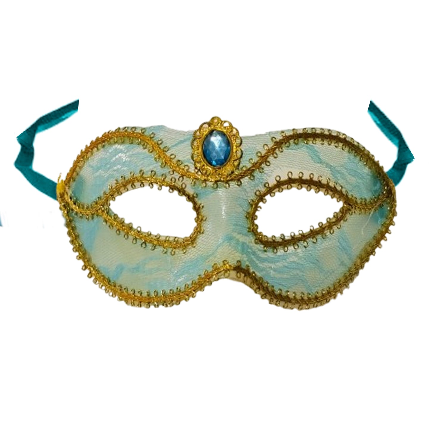 Light Blue Color Masquerade Mask