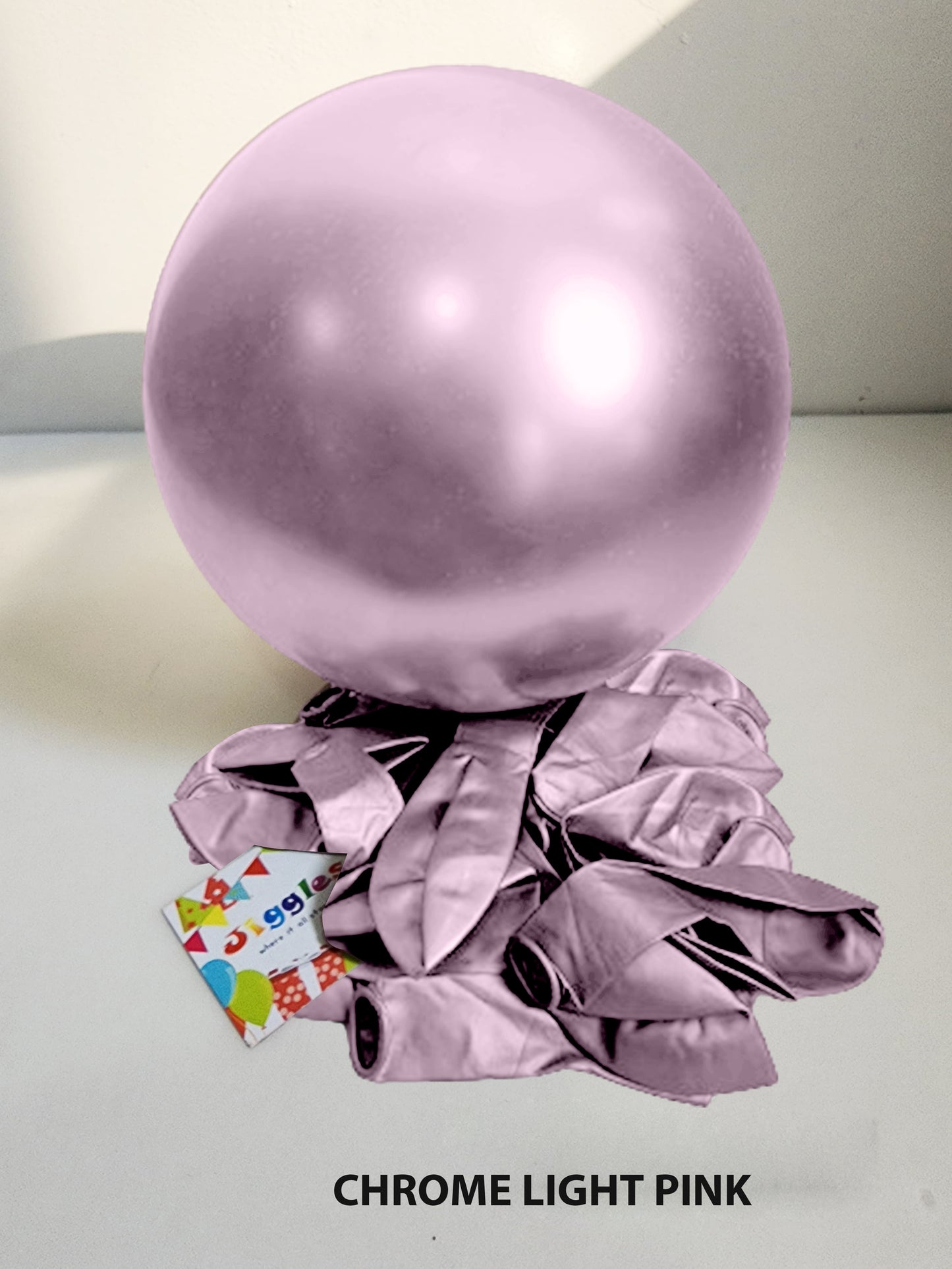 Chrome Light Pink Balloon