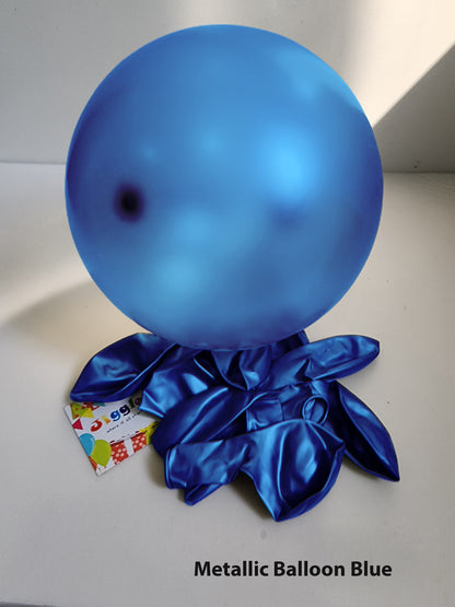 Metallic Balloons Blue