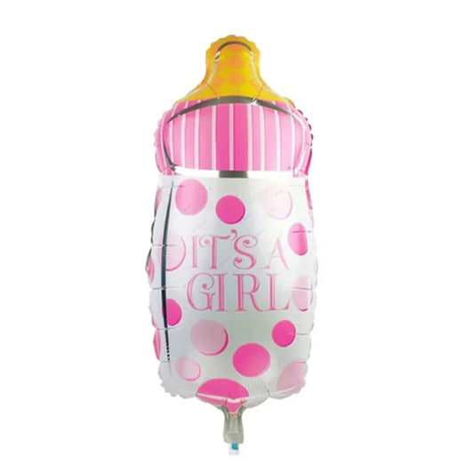 Milk Bottle Foil Balloon Pink