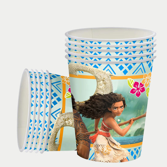 Moana Theme Paper Cups