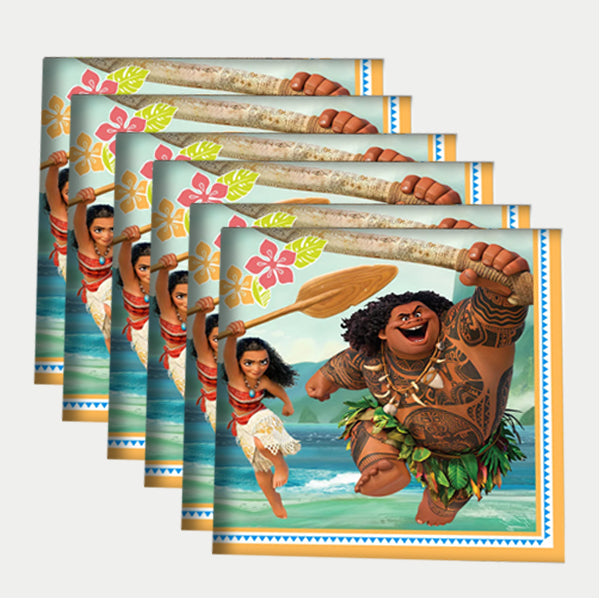 Moana Theme Napkins