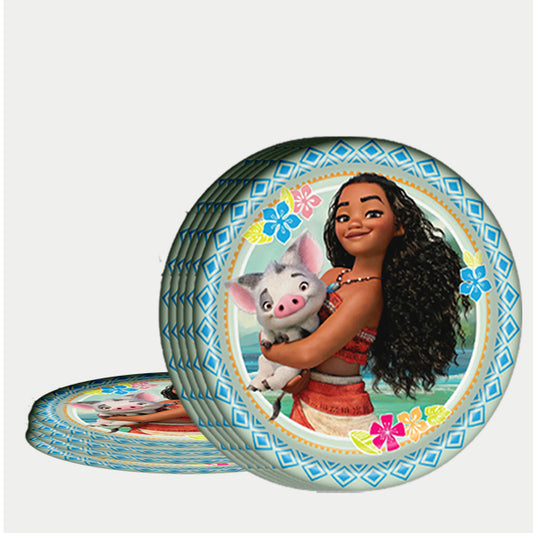 Moana Theme Paper Plate