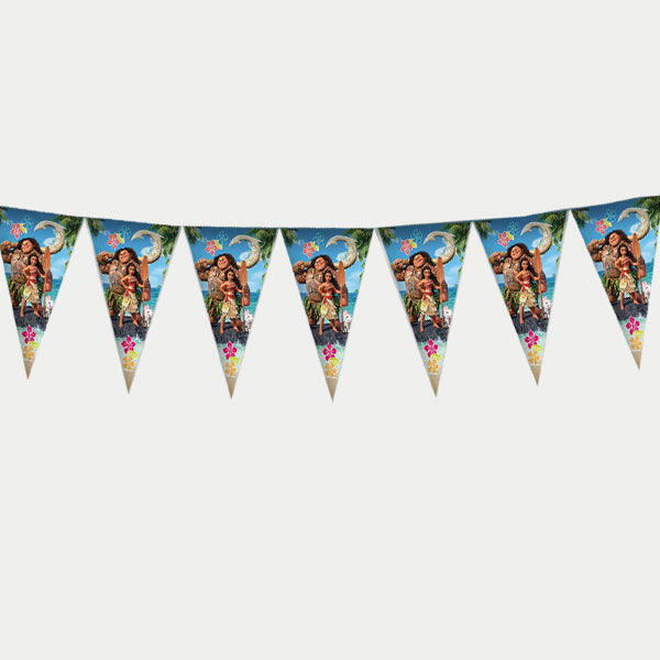 Moana Theme Pennant Banner