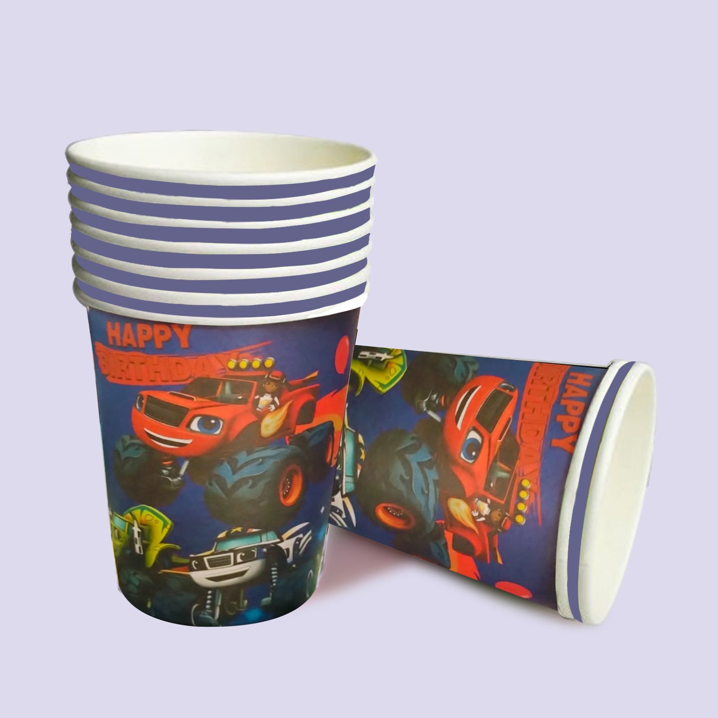 Monster Truck Theme Paper Cup