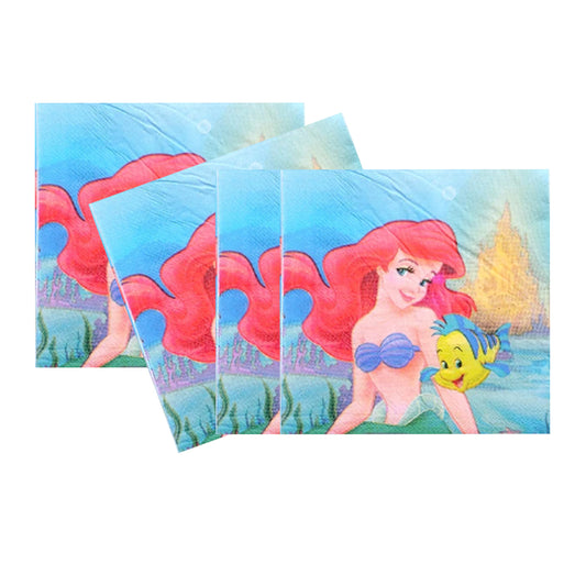 Disney Ariel Theme Napkin