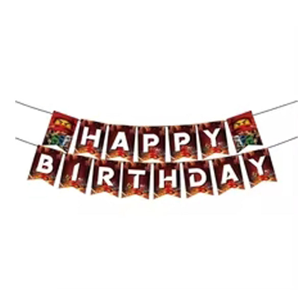 Ninja Go Birthday Banner