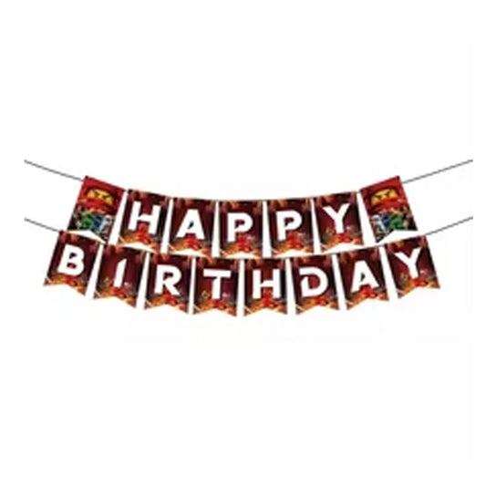 Ninja Go Birthday Banner