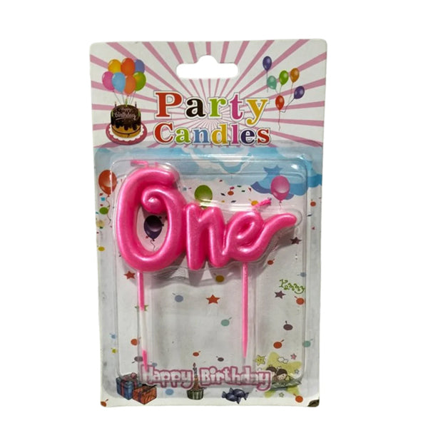 1st Birthday Candles