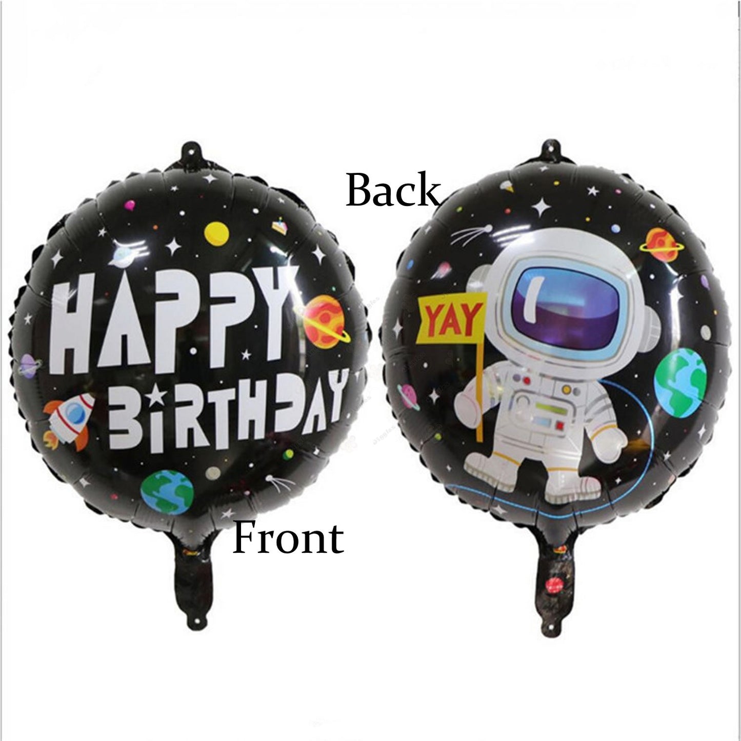 Space Blast Happy Birthday Foil Balloon