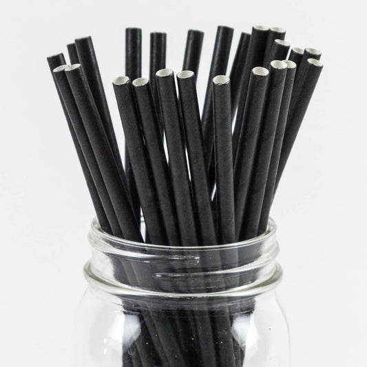 Black Paper Straws