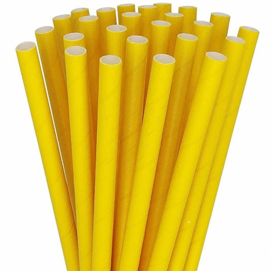 Yellow Paper Straw