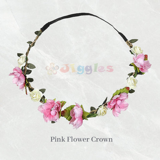 Pink Flower Crown