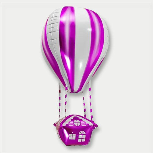 Pink Hot Air Foil Balloon