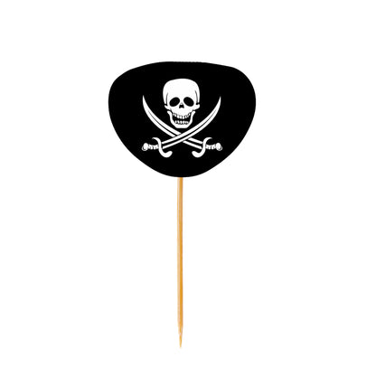 Pirate Theme Cup Cake Topper