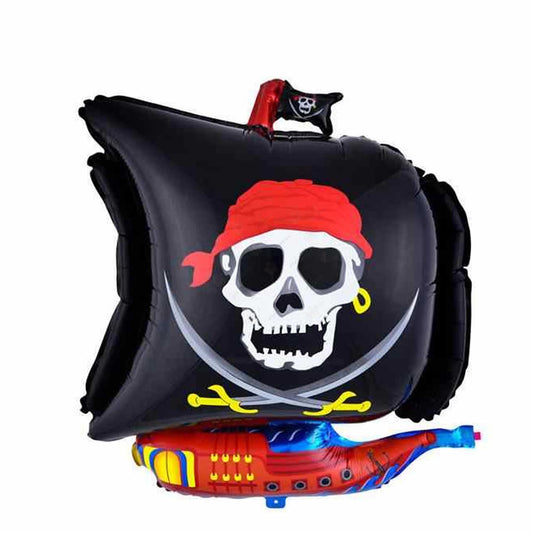 Pirate Foil Balloon Black