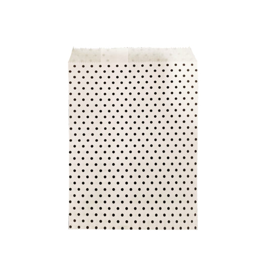 Black Dots Popcorn Paper Bags