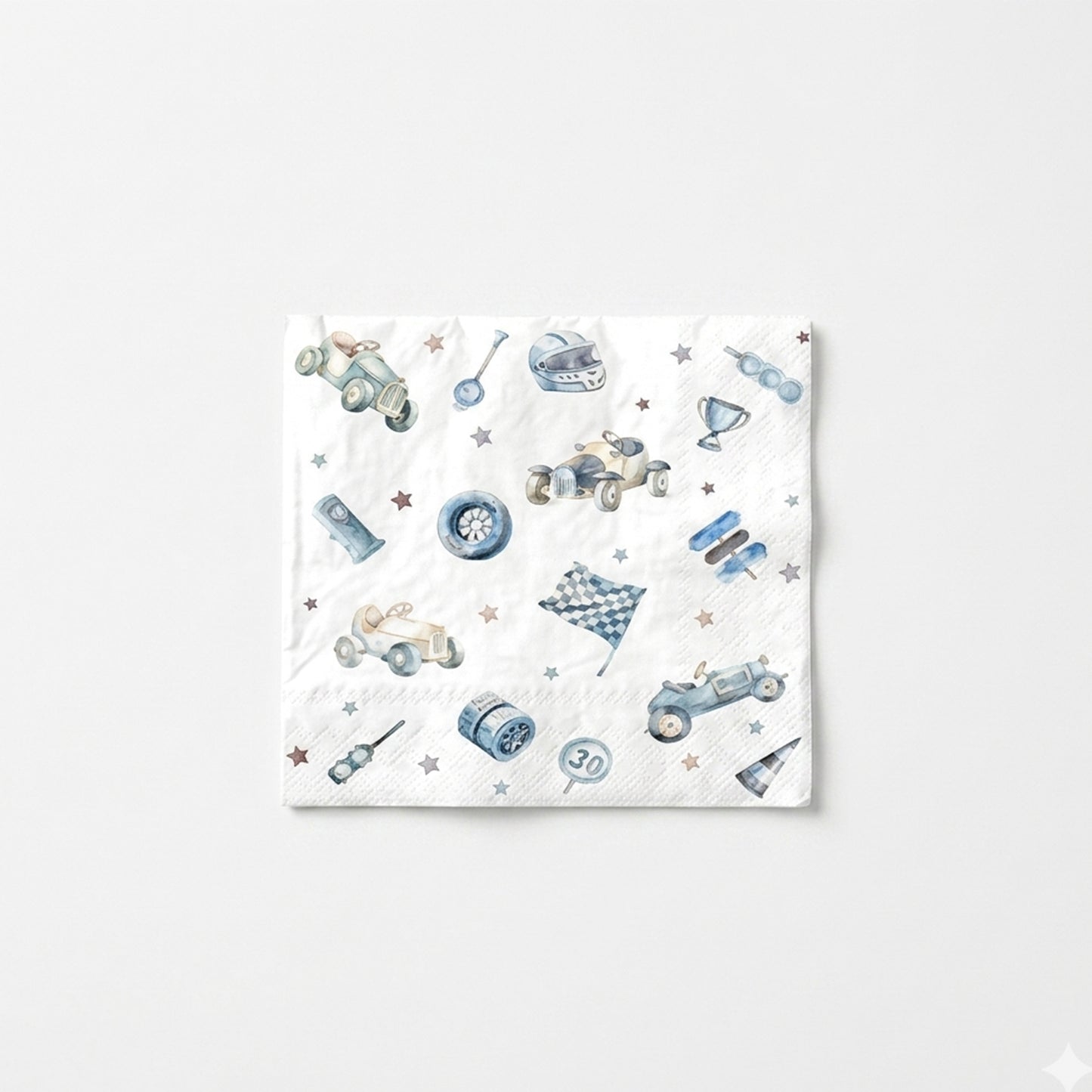 racing car paper napkins