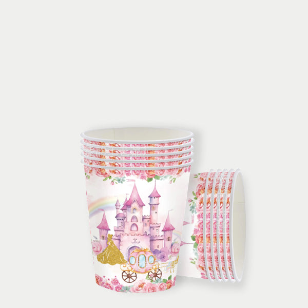 Princess Castle Themes Paper Cups