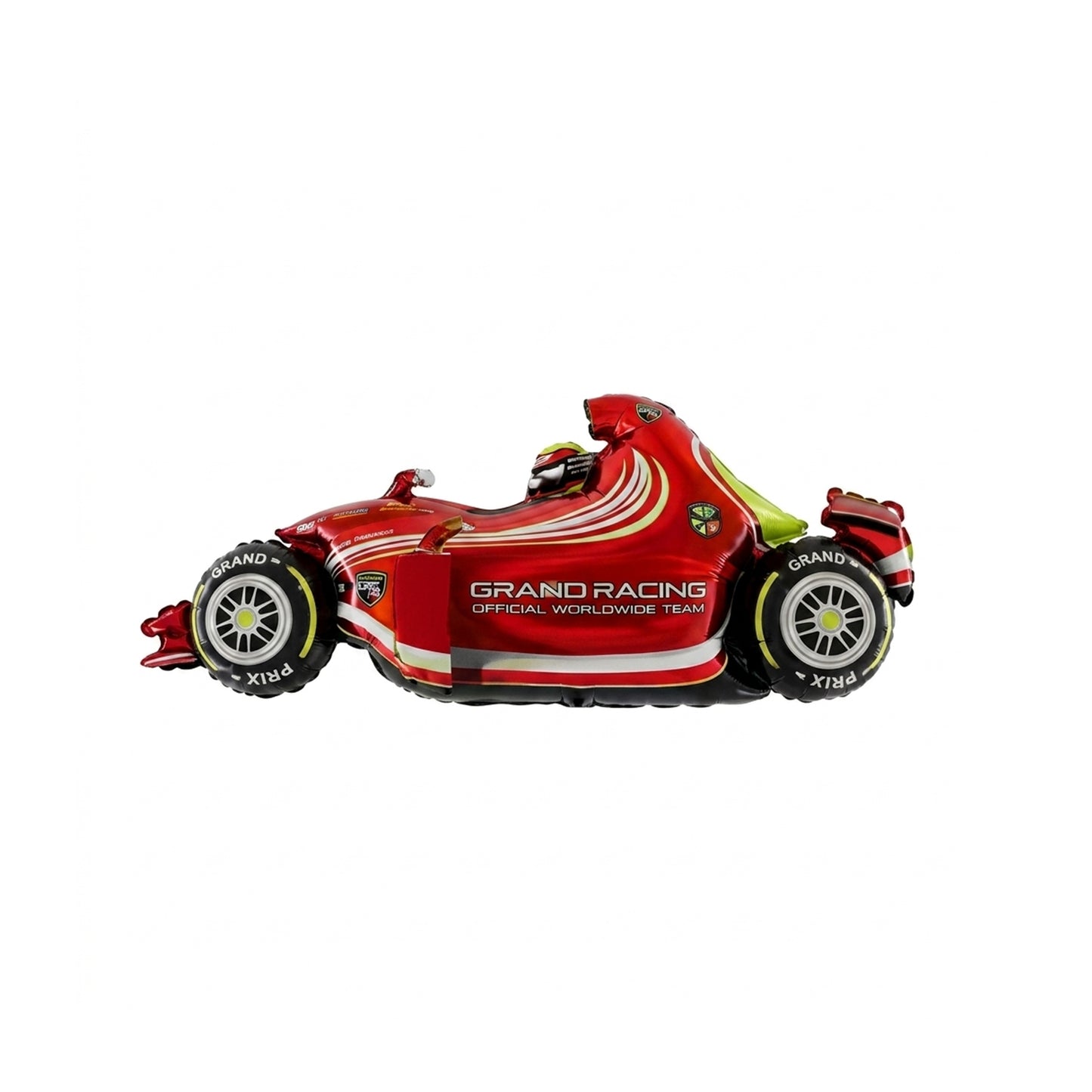 Racing car foil balloon