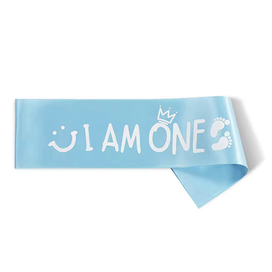 I am One Blue Sash