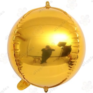 4D Orbz Sphere Round Foil Balloon 10"