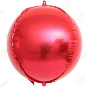 4D Orbz Sphere Round Foil Balloon 10"