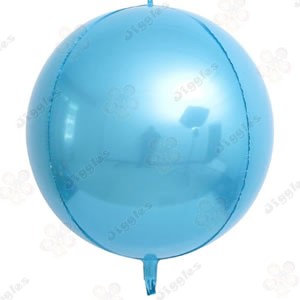 4D Orbz Sphere Round Foil Balloon 22"