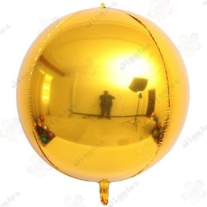 4D Orbz Sphere Round Foil Balloon 22"