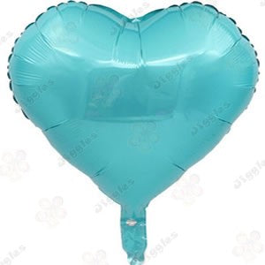 Light Blue Heart Foil Balloon