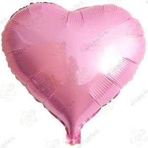 Light Pink Heart Foil Balloon