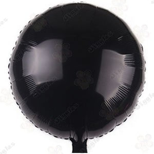 Round Foil Balloon 18" Black