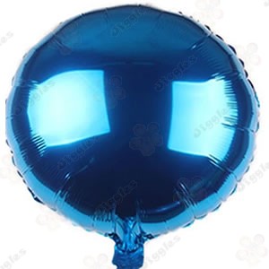 Round Foil Balloon 18" Blue