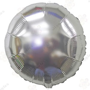 Round Foil Balloon 18" Silver