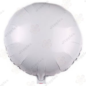 Round Foil Balloon 18" White