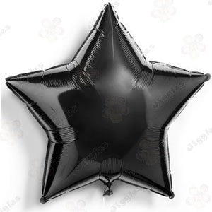 Black Star Foil Balloon