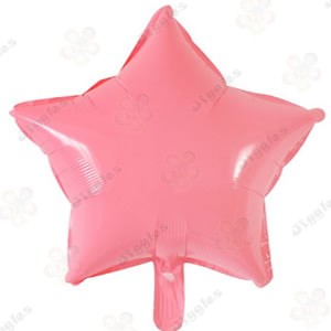 Pastel Pink Star Foil Balloon