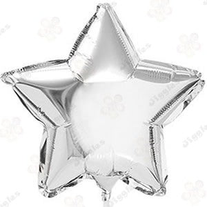 Silver Star Foil Balloon