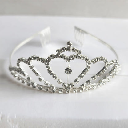 Silver Metal Tiara - S101