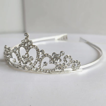 Silver Metal Tiara - S102