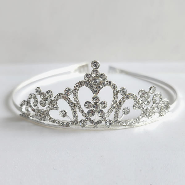 Silver Metal Tiara - S102